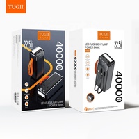 Batterie externe Li-Polymère ultra haute capacité 50000mAh avec affichage LED, charge rapide, sortie USB C, idéale pour le camping