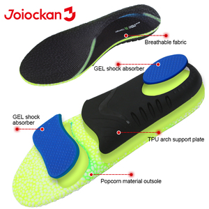 Solette in Gel di Lattice Morbido Elastico con Supporto per Arco Plantare, Traspiranti, Massaggianti, per Piedi Piatti, Sportive, Unisex - Product Image 4