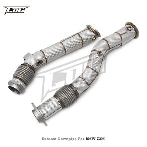 ท่อลงตรงแบบตรงรุ่นสำหรับ BMW X3M/X4M F97/F98 3.0T ปี 2019-2023 พร้อมแผ่นกันความร้อน 1.5 มม. ท่อไอเสีย ท่อเทอร์โบ - Product Image 5
