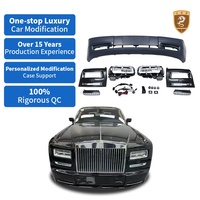 Kit carrosserie PP pour Rolls-Royce Phantom 6, mise à niveau vers le modèle 7, pare-chocs avant, phares LED, cadre de feux de jour