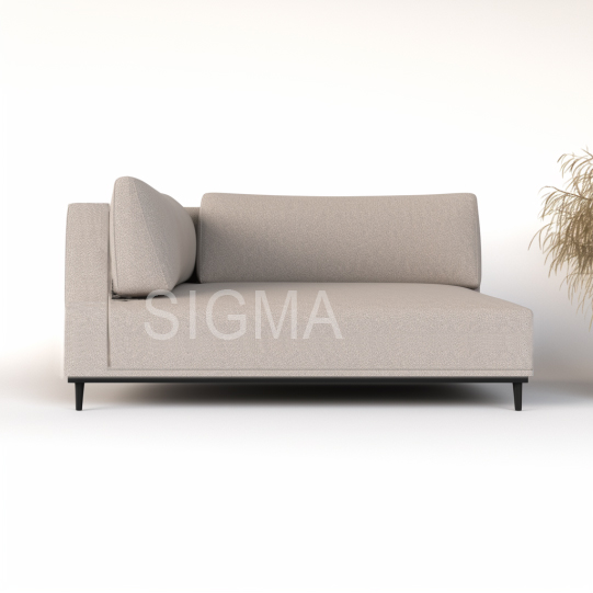 New Design All Weather Outdoor Furniture Single Garden sofa Aluminium Sofa Chair