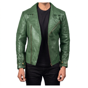Chaqueta Bomber Unisex de Cuero PU Revestido al por Mayor, Estilo Formal, Impermeable, Fabricante OEM, Proveedor de Chaquetas Biker con Cremallera Frontal Personalizada - Product Image 2