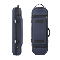 Professionnel Portable 4/4 Fibre De Carbone Violon Étui Rigide Léger Violon Boîte Instrument Sacs & Cas