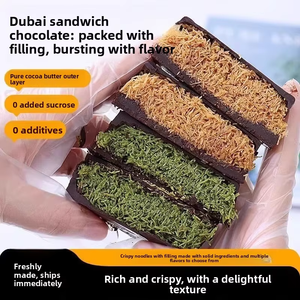 Vente en gros d'usine, chocolat artisanal <span class=keywords><strong>croustillant</strong></span> à la pistache et à la noisette, saveur pistache et noisette, chocolat de Dubaï, barre de chocolat à la pistache et à la noisette, chocolat de Dubaï - Product Image 4