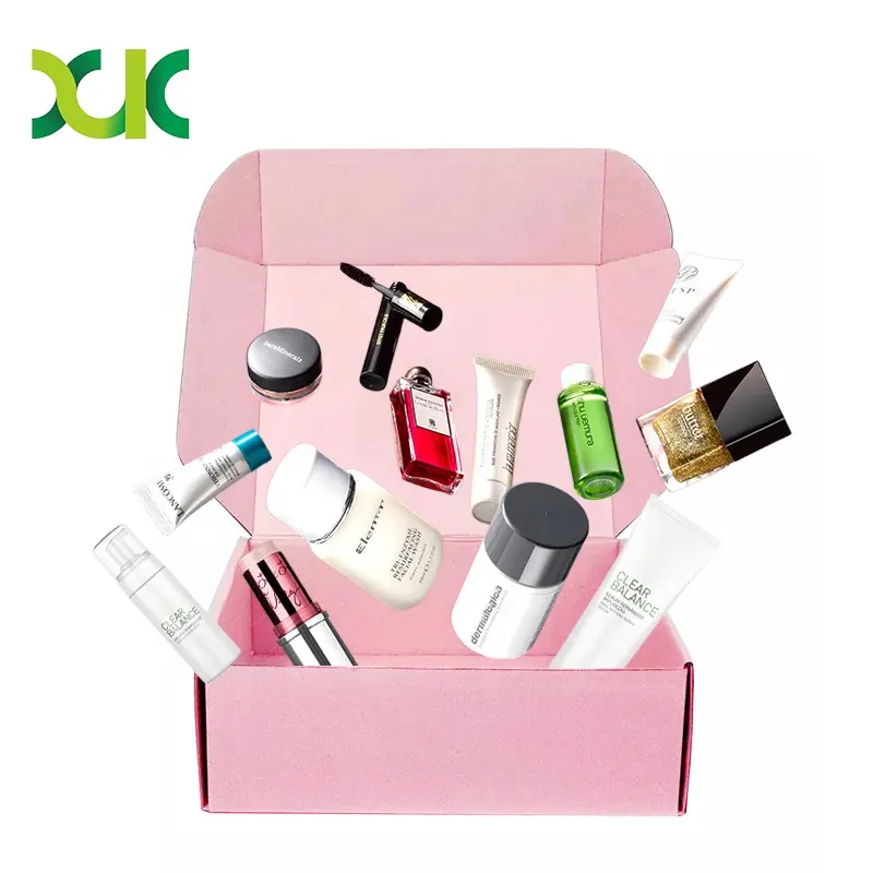 Luxus Kosmetik Magic Lipstick Versand Mailing-Paket Benutzer definierte Logo BH Dessous Geschenk verpackung Papier Kleidung Boxen für Frauen