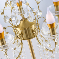 Luz Romántica Decorativa Recargable, Táctil, Regulable, Inalámbrica, de Cristal, para Bodas, Grandes Banquetes, Centros de Mesa para Eventos