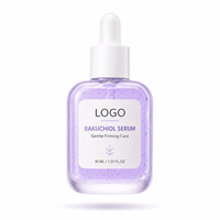 Sérum Visage en Gros au Bakuchiol et Niacinamide : Éclaircissant, Apaisant, Réparateur de Barrière Cutanée, Absorption Rapide, Formule Non Grasse