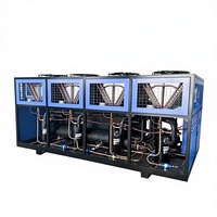 Refroidisseur d'eau industriel à glycol Honeywell 100HP à refroidissement par air pour systèmes R32/R404A/R134A/R407C/R410A avec compresseur à commande automatique