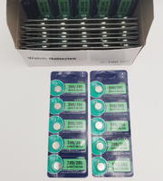 Batería de reloj alcalina de botón de 1.5V, tipo moneda, 395 SR927SW LR621 SR626SW, precio de fábrica real para Maxell