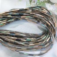 Perles de chaîne tube d'ormeau-Fournitures de collier/boucle d'oreille bricolage