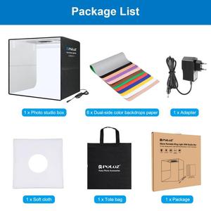 Prix de gros PULUZ 50cm PVC Pliable Portable <span class=keywords><strong>Ring</strong></span> <span class=keywords><strong>Light</strong></span> PD30W Charge Rapide Type-C Boîte de Prise de Vue Studio - Product Image 5
