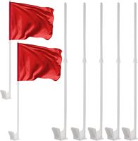 Nouveau support de drapeau en plastique pour fenêtre de voiture, design personnalisé, taille et couleur au choix, pour la Journée patriotique et les élections