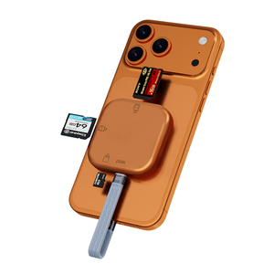 เครื่องอ่านการ์ดแบบพกพา USB-C 3 in 1 รองรับการ์ด SD และ TF สำหรับอุปกรณ์มือถือ อะแดปเตอร์อ่านการ์ดหลายช่องแบบภายนอก - Product Image 2