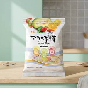 Manufacturer Wholesale Fruit <b>Snacks</b> Orange/Hami Melon/Strawberry Mochi Squishy Fruit TW 120g*12bags/ctn with Good Price - Product Image 3
