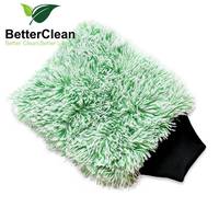 Gros Dépoussiérage Lavage Microfibre Prime De Voiture À Laver Gants De Nettoyage Éponge Brosse
