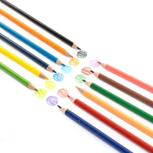 M & G מכירה לוהטת כך רבים חתולים משולש צבע עפרונות סט ילדי מכתבים ילדי צבע עיפרון 12 24 36 pcs צבע עיפרון סט