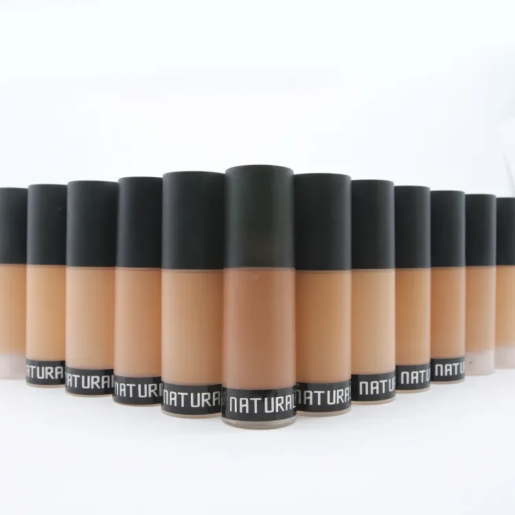 Natural Factory HOT Cosmetics Maker Vendor Matte Natural Waterproof Matt Liquid Makeup Private Label Foundation