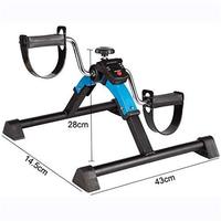 Vélo d'exercice pliable portable pour usage domestique, sous le bureau, en acier, pour la rééducation