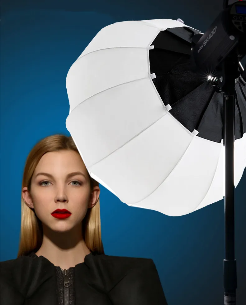 Portatile 55 65 85 cm facile blocco Bowens montaggio accessori fotografici lanterna Softbox per fotografia Video Studio luce