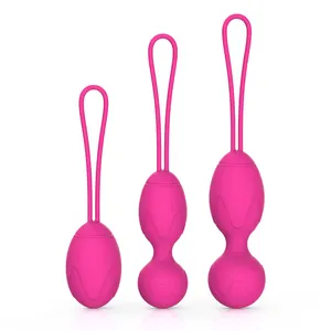 Y.Love Kegel Bolas Peso Do Exercício Para As Mulheres Controle Da Bexiga Bolas De Amor Chinesas Adulto Apertando Bolas De Silicone Ben Wa