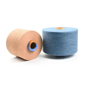 high quality recycled cotton polyester socks knitting yarns made in china