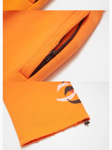 YUCHEN <span class=keywords><strong>Pantaloni</strong></span> Sportivi Oversize Personalizzati <span class=keywords><strong>di</strong></span> Alta Qualità in Cotone Pesante French Terry con Ricamo in <span class=keywords><strong>Pelle</strong></span> per Uomo - Product Image 3