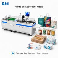 Impresora de Inyección de Tinta Digital de Una Sola Pasada CSJ-297FY, Impresión Directa a Todo Color, Máquina Automática para Bolsas de Embalaje de Papel