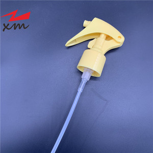 Bouteille pulvérisatrice personnalisée colorée avec gâchette 28/410, flacon pulvérisateur en <span class=keywords><strong>plastique</strong></span> de 500 ml avec mini-gâchette à épaule plate - Product Image 6