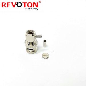 Nhà máy cung cấp BNC Nam cắm uốn góc bên phải RF Coax nối cho rg316 lmr100 cáp kết nối - Product Image 5
