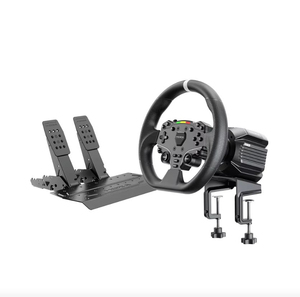 Simulateur de course de bureau MOZA R5 Pro avec <span class=keywords><strong>volant</strong></span> ES Lite TSW, pédales SRP Lite2, pince de fixation <span class=keywords><strong>pour</strong></span> table incluse, jeu sur PC - Product Image 3