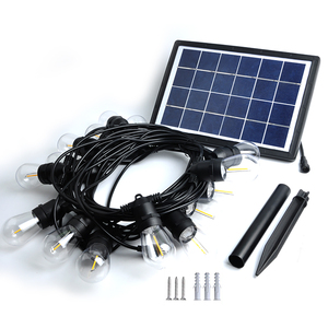 3W <span class=keywords><strong>4</strong></span>โหมดไฟสาย Led พลังงานแสงอาทิตย์เปิดตัวใหม่แผงพลังงานแสงอาทิตย์ลานแสงนอก50FT 15หลอดไฟ - Product Image 1