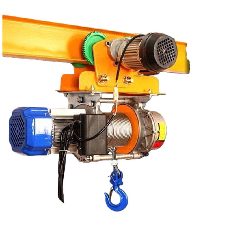 High Quality Electric Wire Rope Hoist Winch 1500KG Steel Wire Rope AC ...