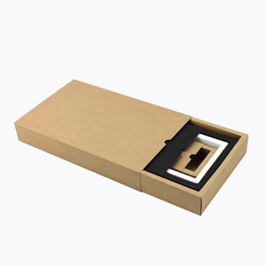 Cajas de Regalo de Cartón Kraft Negro Elegantes al por Mayor, Embalaje de Cartón para Bodas, Baby Showers, Galletas - Product Image 2