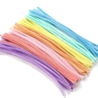 Vente en gros de fils chenille colorés de 6 mm et 10 mm, fils chenille pelucheux pour travaux manuels et créations artistiques