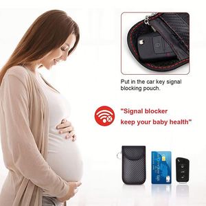 Sac de protection anti-vol et anti-rayonnement électromagnétique Faraday en fibre de carbone personnalisé LC831 pour clés de voiture - Product Image 5