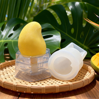 Molde de Silicona 3D Ecológico y Reutilizable Jianye con Forma de Mango para Helados, Mousses y Repostería Francesa con Simulación de Fruta