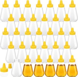 Proveedores Chinos de Botellas de Plástico PET de 500g para Miel, con Válvula de Silicona a Prueba de Fugas, Impresión Serigráfica, Aptas para Azúcar - Product Image 1