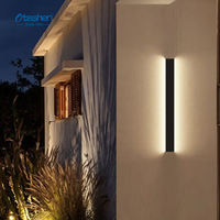 Applique murale LED moderne en aluminium pour extérieur, éclairage décoratif mural haut/bas pour couloirs