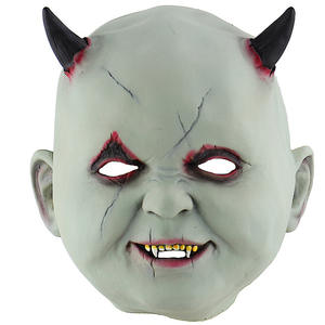 <span class=keywords><strong>Little</strong></span> devil-Máscara de Halloween de vampiresa y el diablo, casa embrujada de zombie escalofriante, accesorios de disfraz, tocado, vendedor de fiesta - Product Image 2
