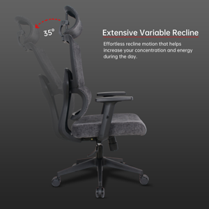 Sillas de Oficina Ergonómicas de Malla <span class=keywords><strong>Adino</strong></span> Furniture, Económicas, con Soporte Lumbar para Trabajar Durante Mucho Tiempo - Product Image 6