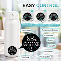 Pemanas Botol Bayi Habeb Max 70 ℃   Kontrol Suhu yang Dapat Disesuaikan dengan Fungsi Disinfeksi Pasteurisasi untuk Bayi Baru Lahir