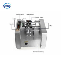 Máquina Codificadora Automática de Tinta Sólida GUBEK, Codificador de Fechas para Bolsas de Plástico, Cajas de Papel, Fecha de Caducidad, Número de Lote, Impresora de Sellos de Acero