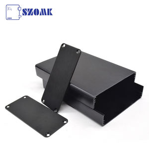 מארזי אלקטרוניקה קופסא שחור צבע אלומיניום צומת דיור מקרה/אלקטרונים מארז תיבה/wholesal אלומיניום מקרה - Product Image 2