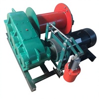 Treuil électrique super grand modèle JM16T à cinq axes, 30-60KW, câble métallique de 400m, frein hydraulique, boîte de vitesses, moment de charge élevé, palan pour l'industrie lourde