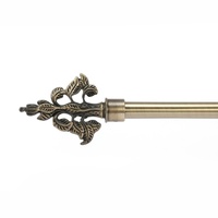 Tringles à Rideaux Métalliques Ajustables Art Déco en Gros avec Accessoires – Écologiques, Antirouille, Durables pour la Décoration Intérieure des Fenêtres