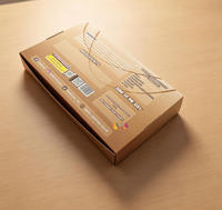 Boîte en carton pliable biodégradable et recyclable, fabriquée à partir de matériaux recyclés, pour bonbons, gâteaux, sushis, biscuits, gourmandises, beignets
