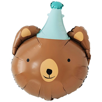 Nouveaux ballons en aluminium ronds rayés 4D de 22 pouces pour Halloween, anniversaires, mariages, décorations, possibilité de personnalisation