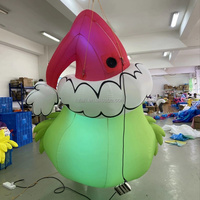 Modèle gonflable suspendu du Grinch, modèle de personnage gonflable pour la décoration