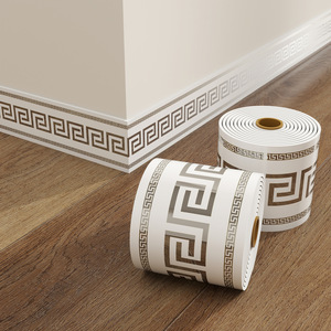 Modern Bedroom Peel and <strong>Stick</strong> PVC Skirting Board Baseboard Trim Waterproof Floor Corner Edge Protector Decorative <strong>Wall</strong> Strip - Product Image 5