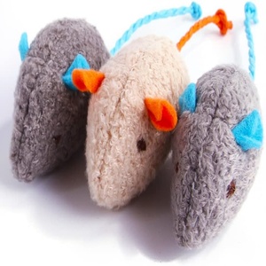 Jouets en peluche pour chat avec herbe à chat, petits, mignons, résistants aux griffures, interactifs, produits pour animaux de compagnie - Product Image 1